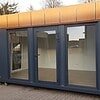 Container Bureau aménagé de 18 m2 avec Toilettes