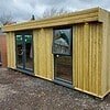 Module Container Aménagé – avec bardage en bois massif (14 m2)