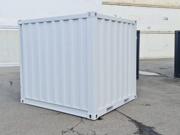Container de Stockage 8 Pieds Blanc | Conteneur Compact Coloris RAL 9010