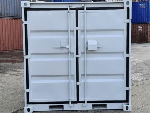 Container de Stockage 8 Pieds Blanc | Conteneur Compact Coloris RAL 9010