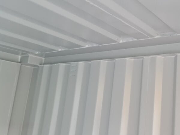 Container de Stockage 8 Pieds Blanc | Conteneur Compact Coloris RAL 9010