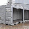 Conteneur de stockage 20 pieds avec portes roulantes