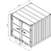 Container 6 Pieds Neuf