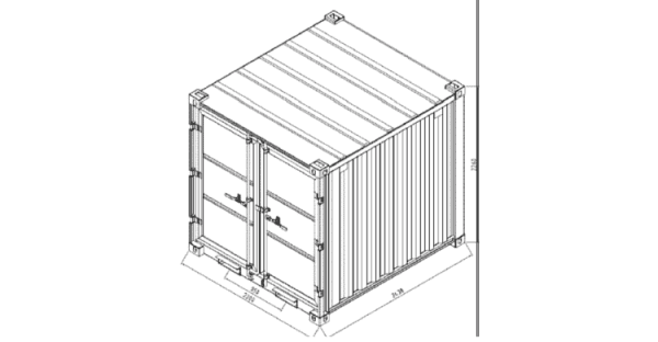 Container 8 pieds Neuf
