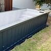 Piscine en conteneur de 6m x 2.4m avec éclairage LED