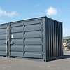 Container de stockage 20 pieds Open Side – Noir