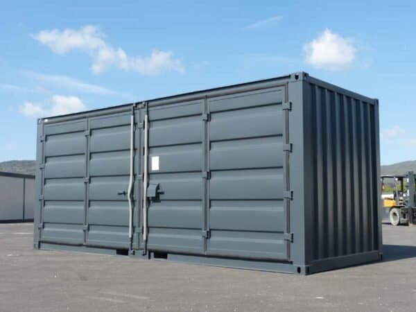 Container de stockage 20 pieds Open Side – Noir