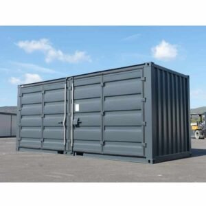 Container de stockage 20 pieds Open Side – Noir