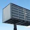 Container de stockage 20 pieds Open Side – Noir