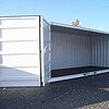 Container de stockage 20 pieds Open Side – Blanc