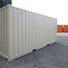 Container 20 Pieds Neuf 1er Voyage | Coloris Blanc crème