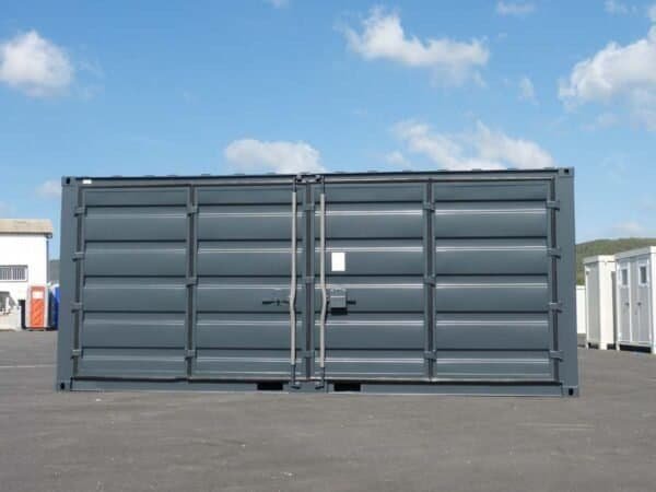 Container de stockage 20 pieds Open Side – Noir