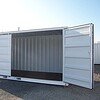 Container de stockage 20 pieds Open Side – Blanc