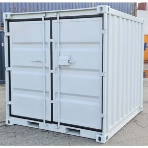 Container de Stockage 8 Pieds Blanc | Conteneur Compact Coloris RAL 9010