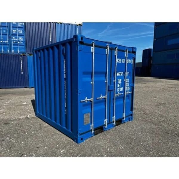 Container de Stockage 8 Pieds Bleu | Conteneur Compact Repérage Facile