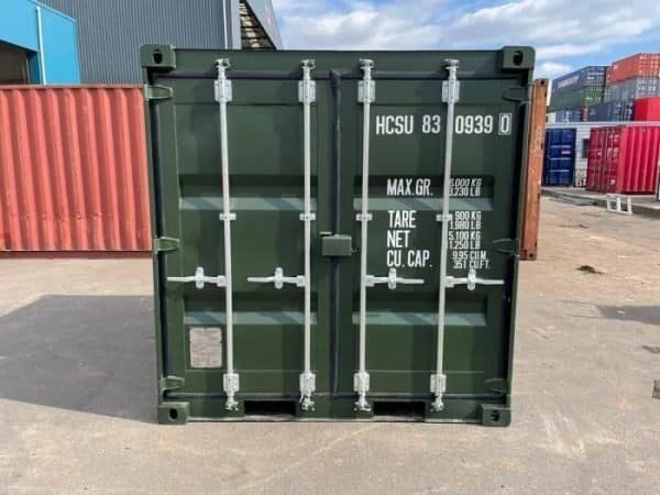 Container de Stockage 8 Pieds Vert | Conteneur Compact Discret pour Jardin