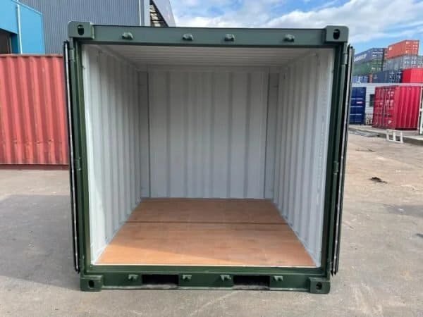 Container de Stockage 8 Pieds Vert | Conteneur Compact Discret pour Jardin