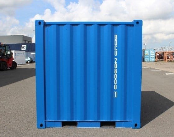 Container de Stockage 8 Pieds Bleu | Conteneur Compact Repérage Facile