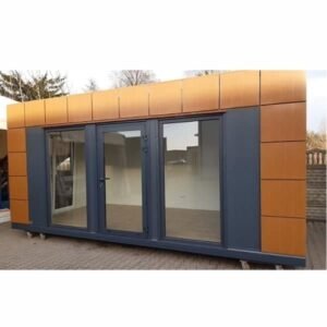 Container Bureau aménagé de 18 m2 avec Toilettes